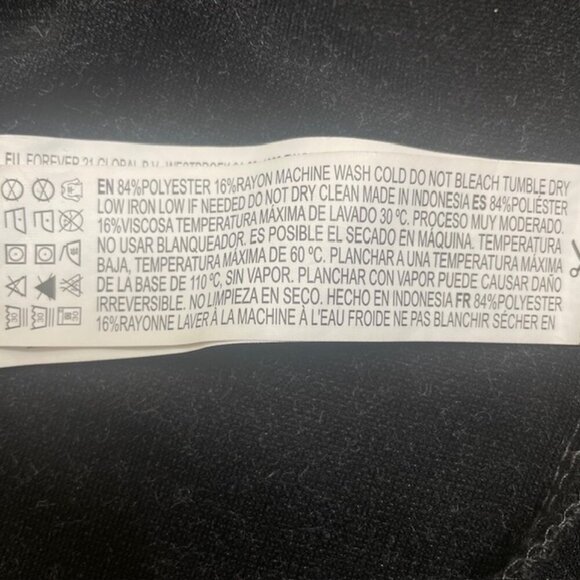 FOREVER 21 Charcoal Gray Open-Back Sweater Dress - Size Medium - Picture 6 of 6